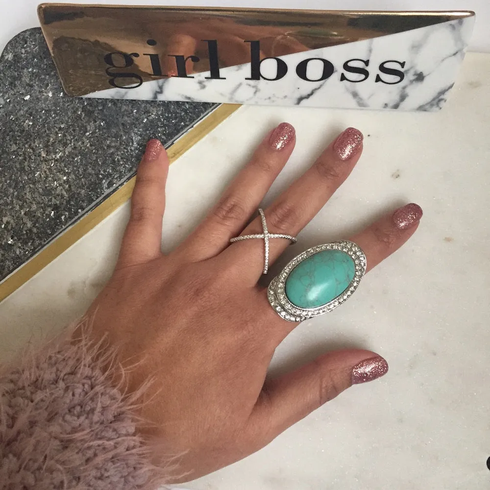 Sienna Turquoise Statement Ring