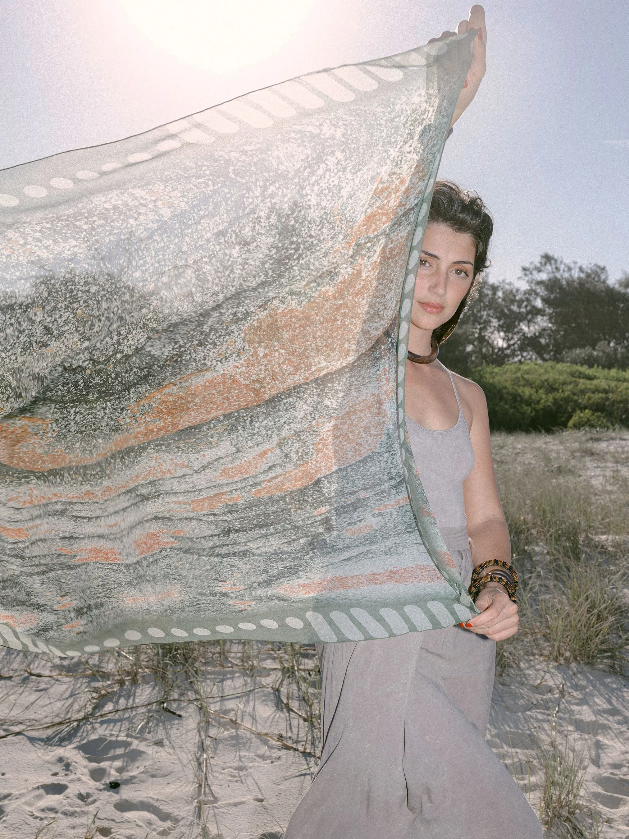 Silk Scarf -Bay of Fires