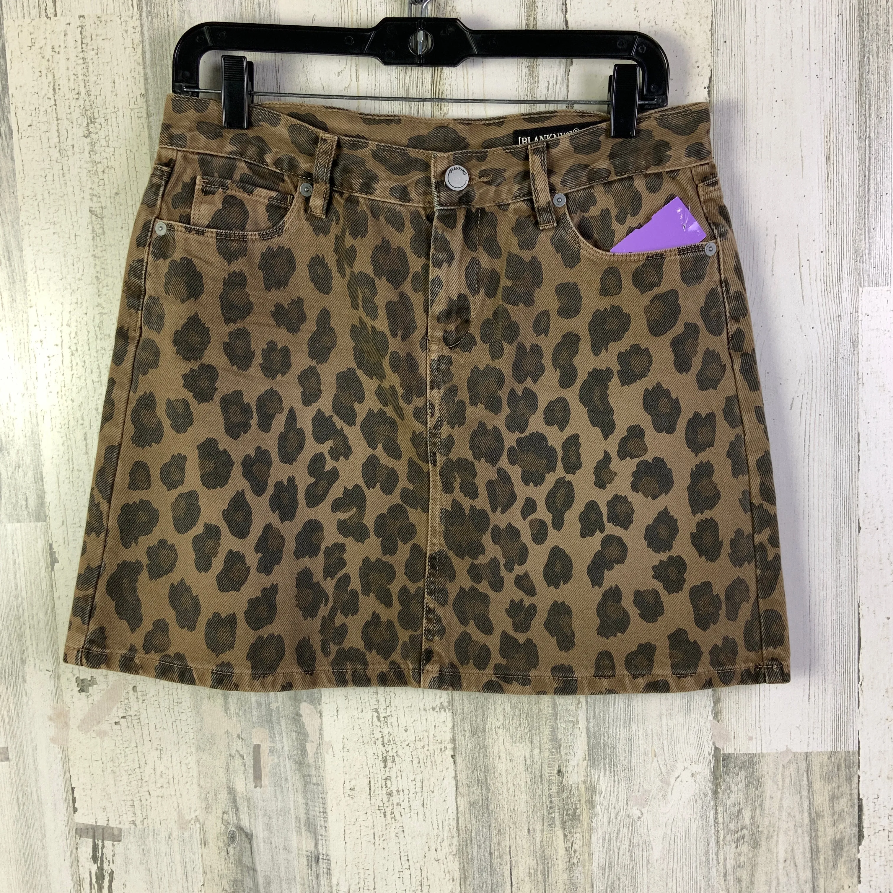 Skirt Mini & Short By Blanknyc In Animal Print, Size: 4