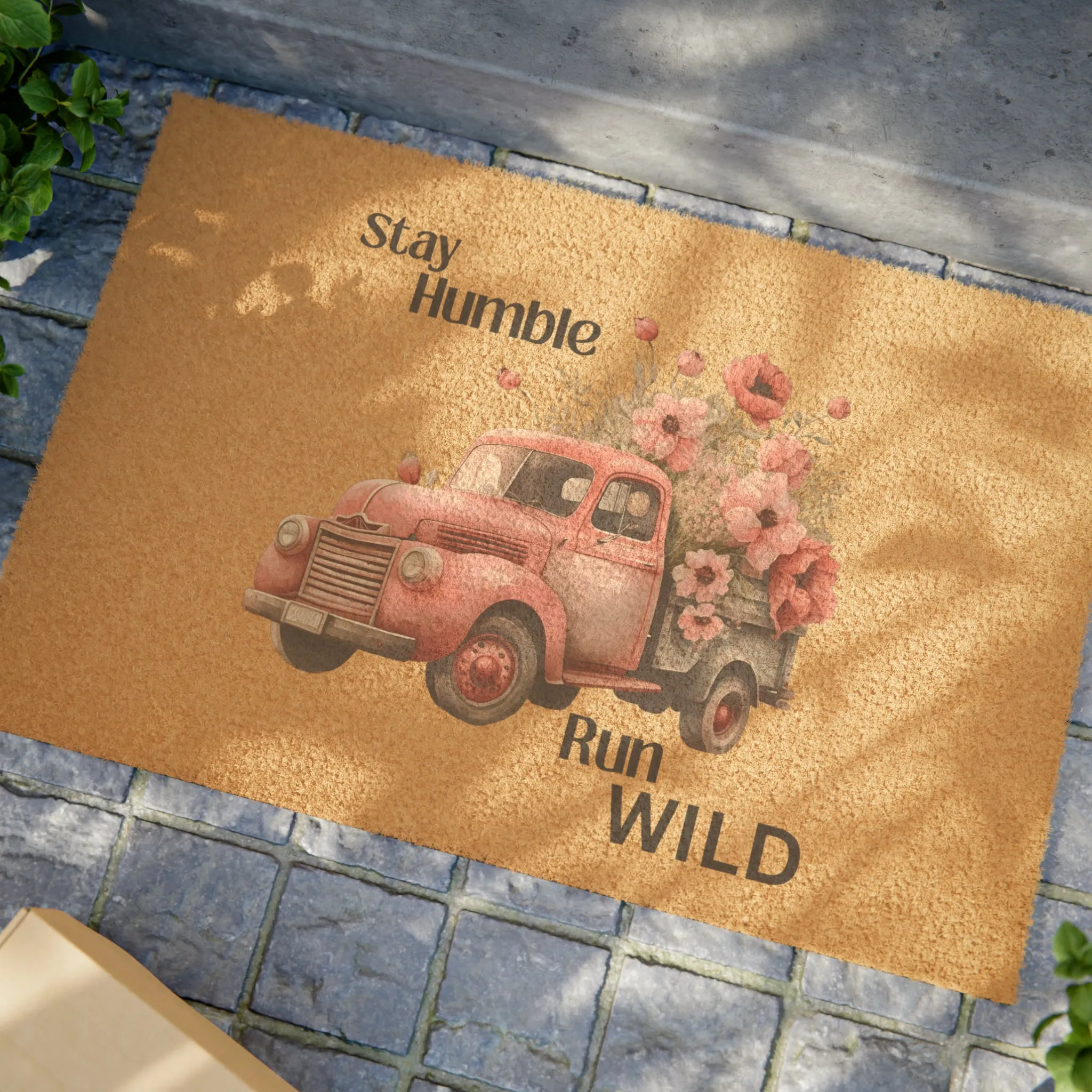 Stay Humble Run Wild Doormat