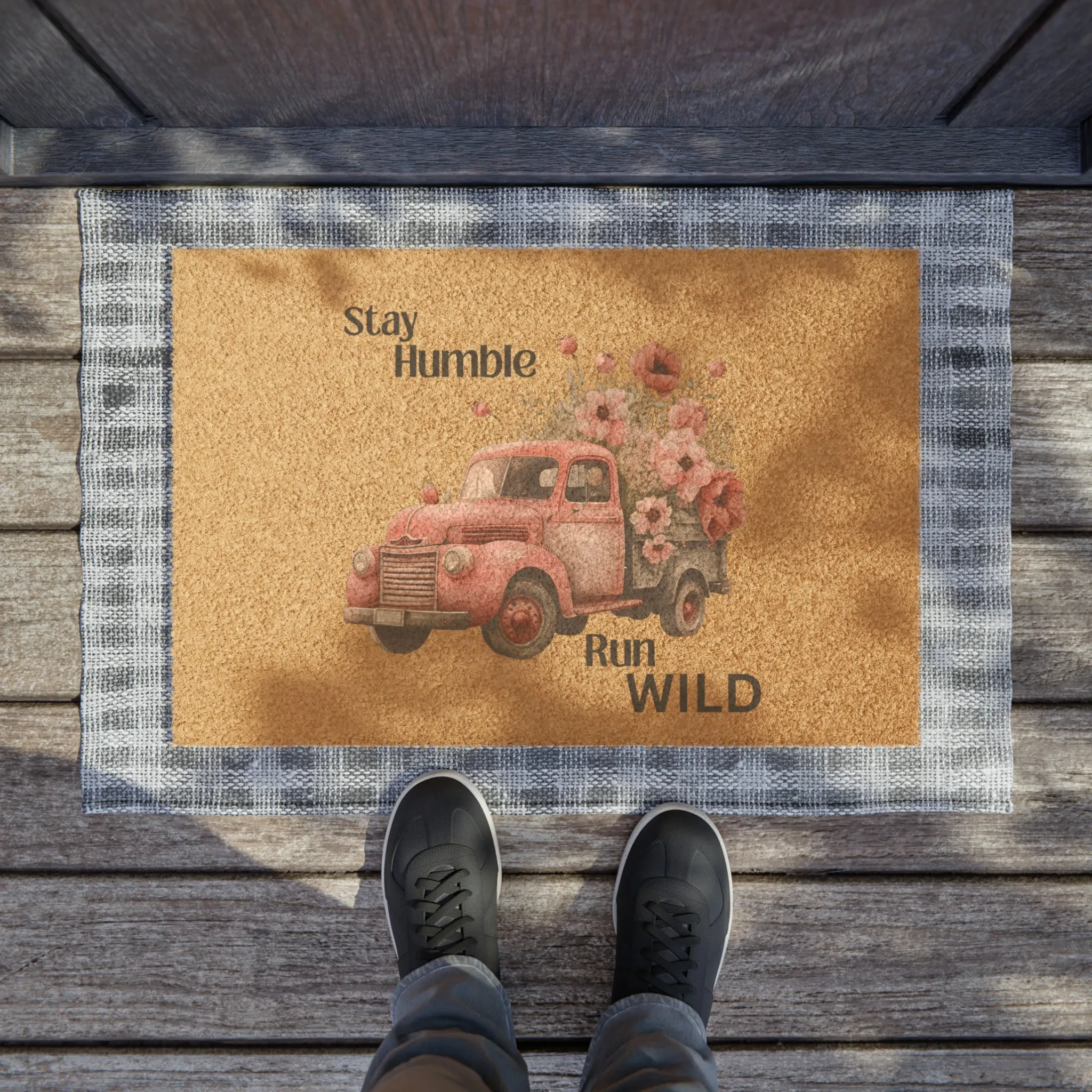 Stay Humble Run Wild Doormat