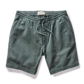 The Apres Short in Organic Deep Sea Foundation Twill