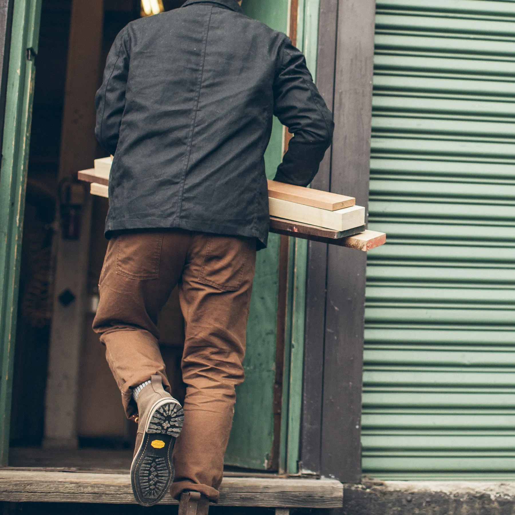 The Chore Pant in Washed Timber