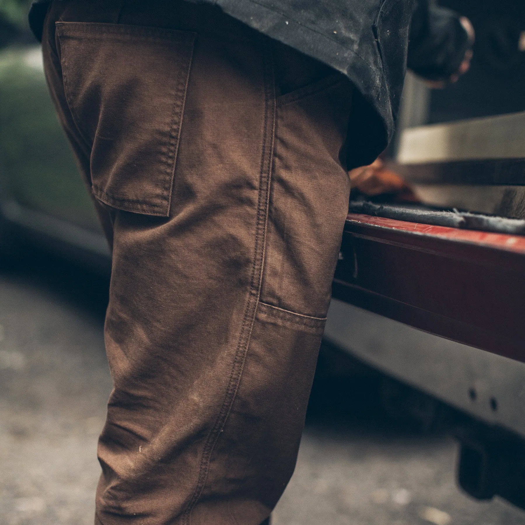 The Chore Pant in Washed Timber