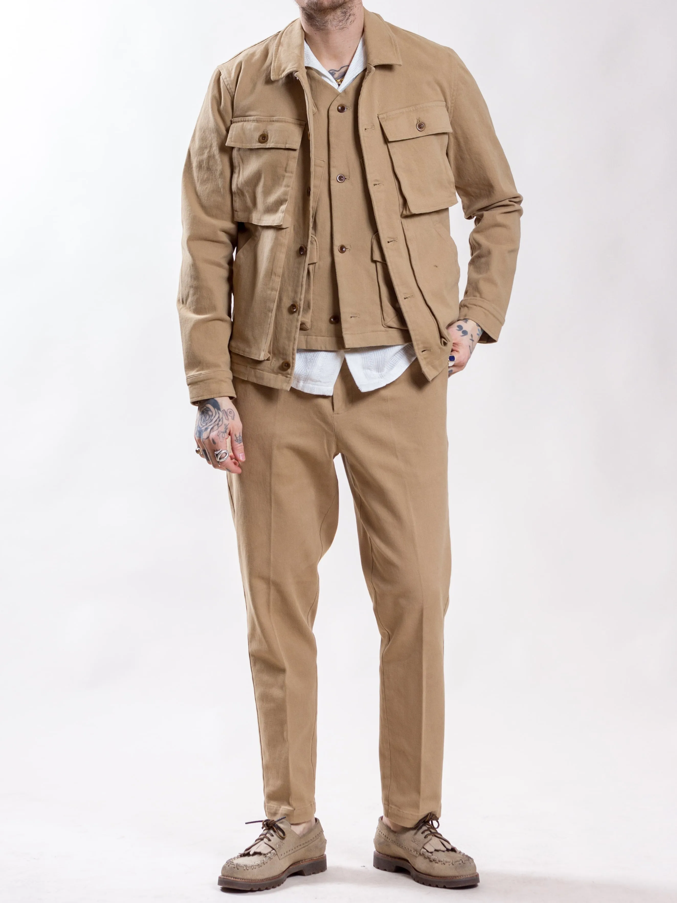 Uncle Bright, Jean Twill, Khaki