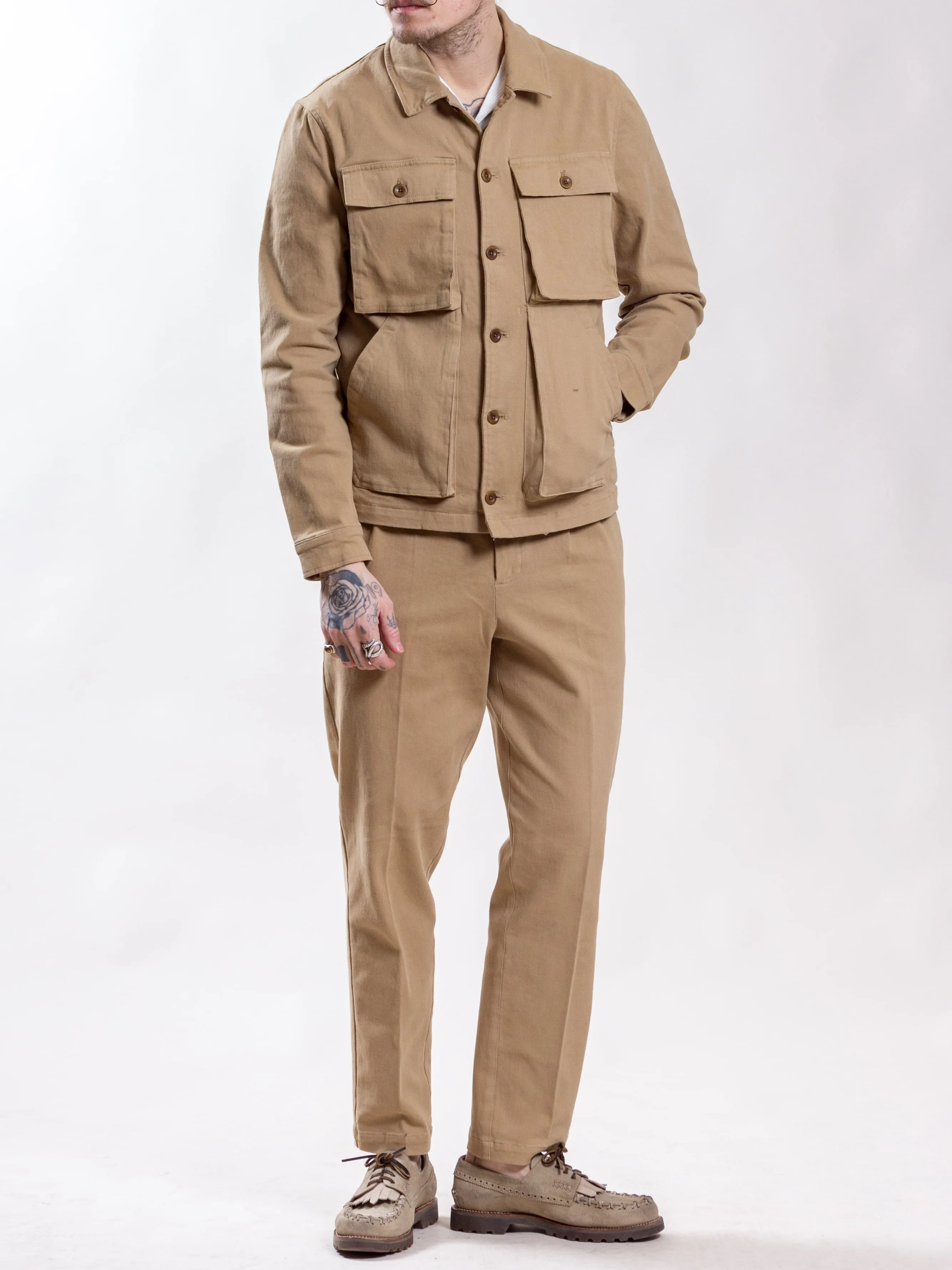 Uncle Bright, Jean Twill, Khaki