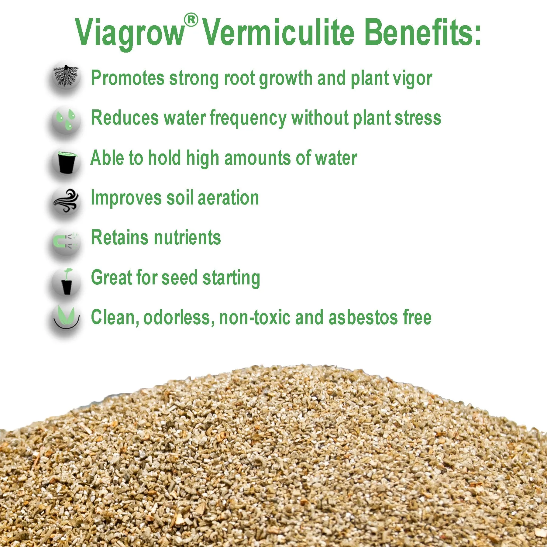 Viagrow 1CU. FT. Horticultural Vermiculite (EA)