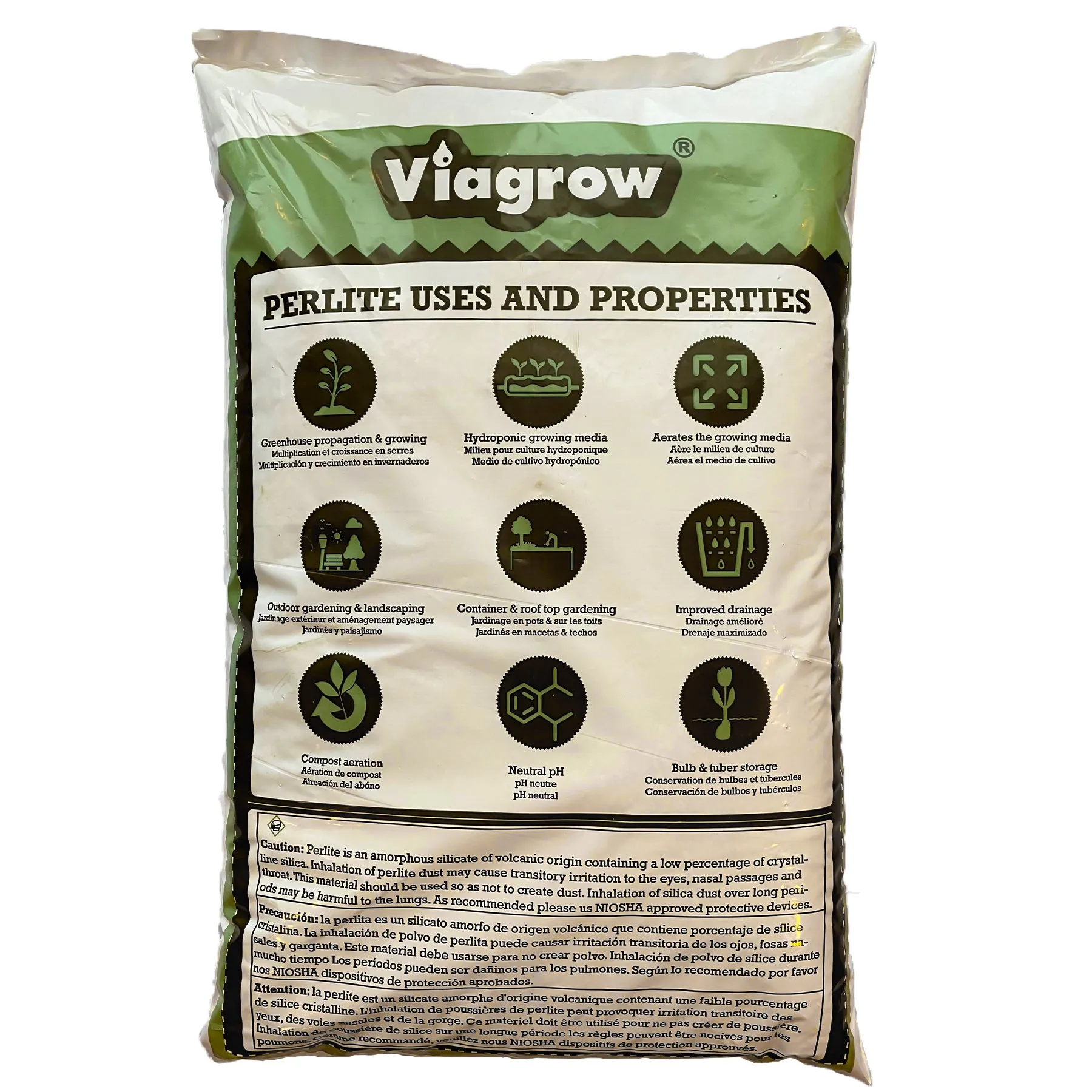 Viagrow 1CU. FT. Perlite Coarse and Chunky Grade, White (Pallet of 80)