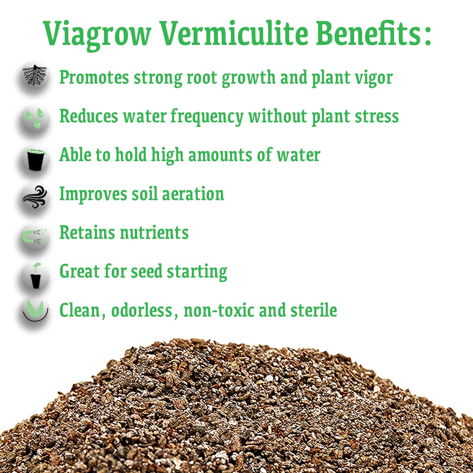 Viagrow 4CU.FT Horticultural Vermiculite (Pallet of 33)