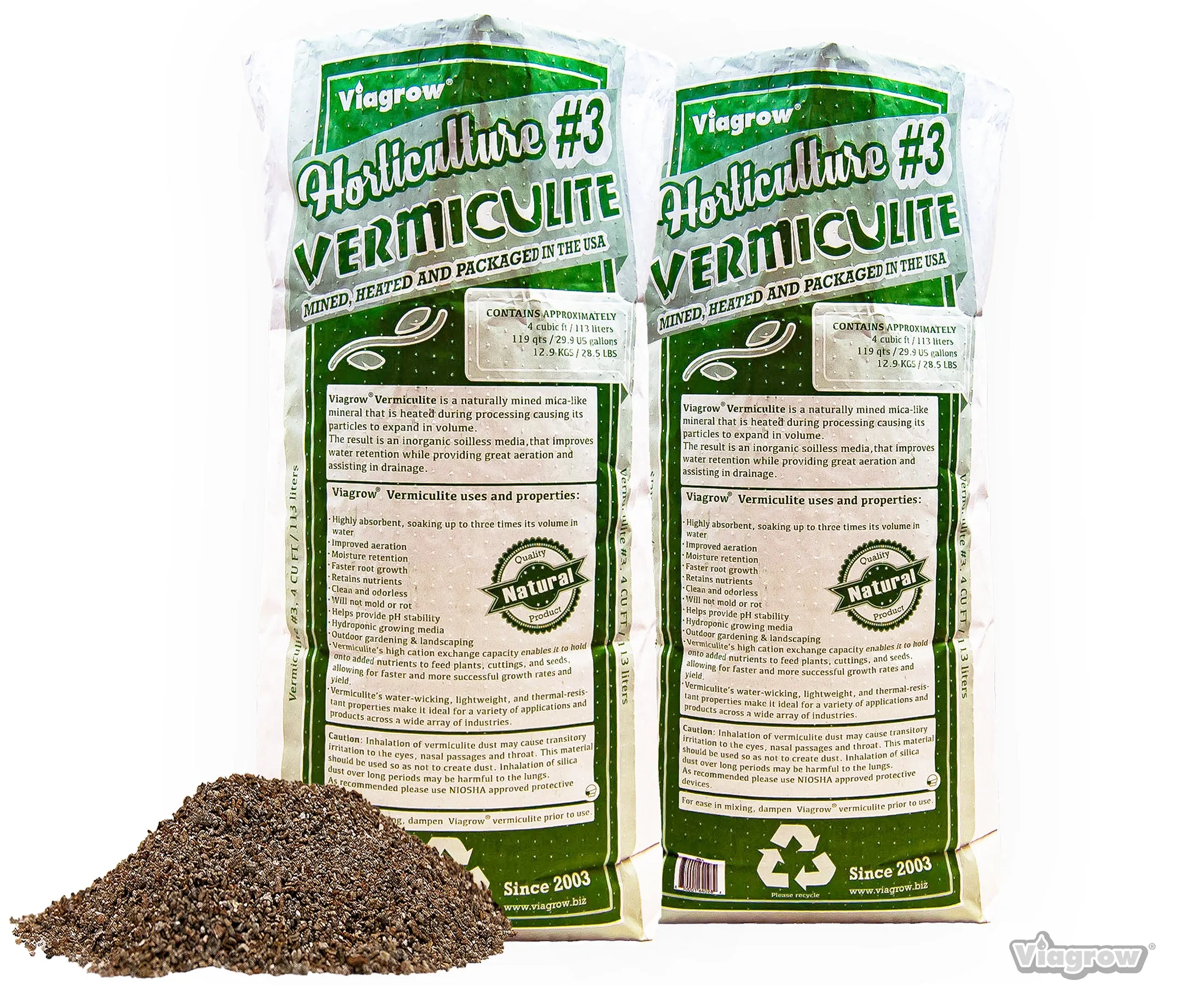 Viagrow 4CU.FT Horticultural Vermiculite