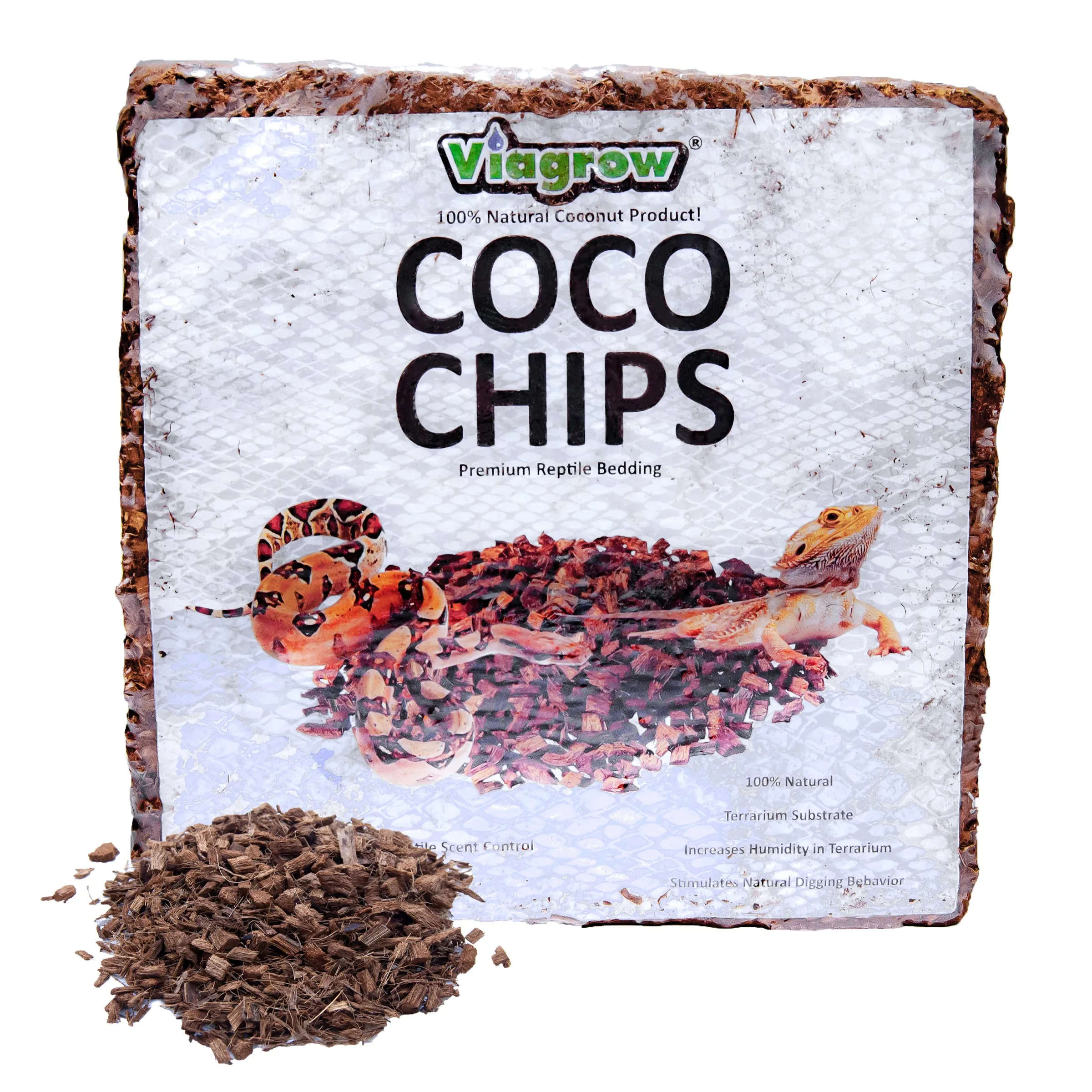 Viagrow 5KG Coco Chips Premium Reptile Bedding (Pallet of 198)