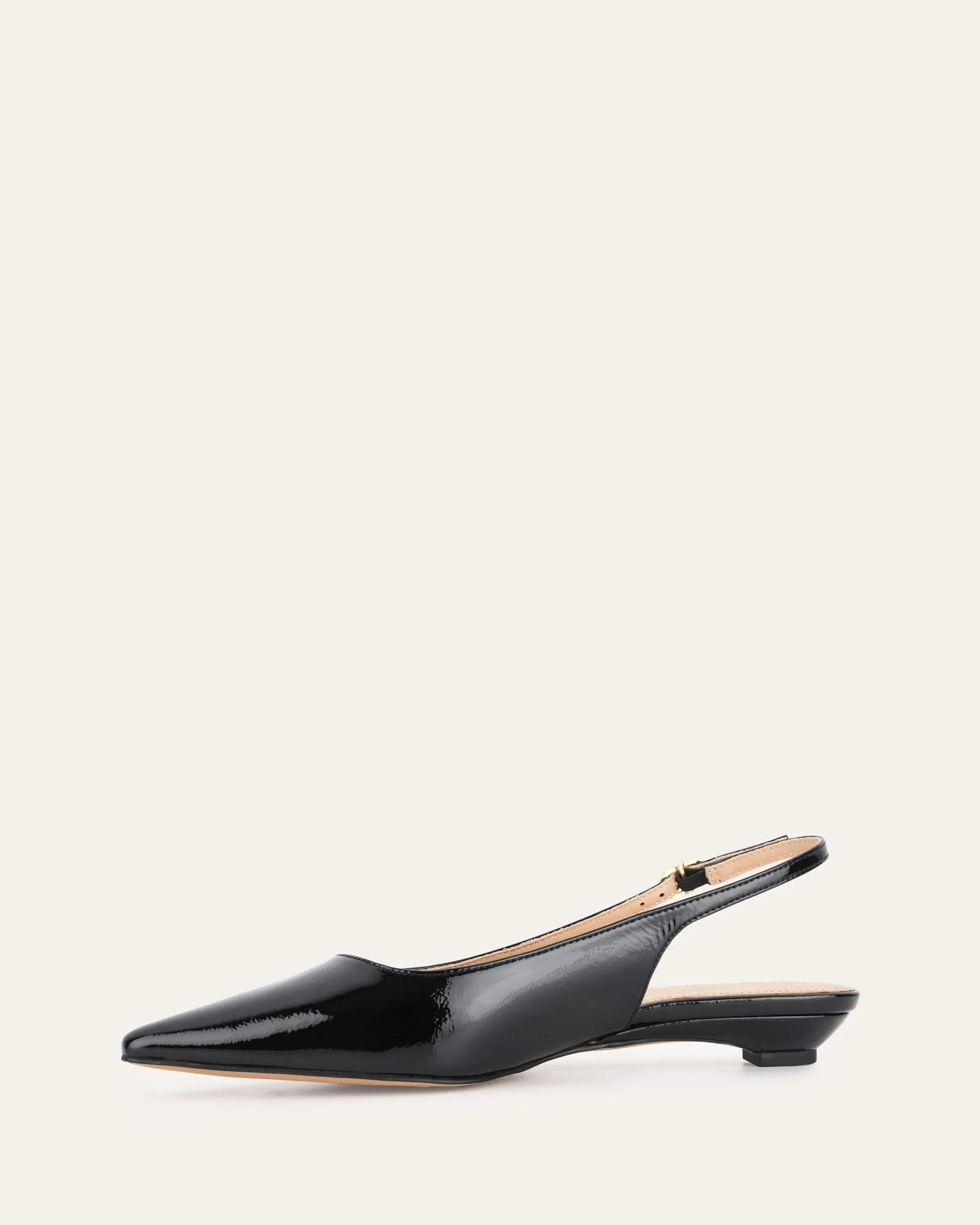 VIKTOR DRESS FLATS BLACK PATENT