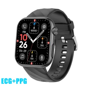 Vwar Fit3 Pro Health Smartwatch ECG PPG, Body Temperature, Non-invasive Blood Glucose 1.97" AMOLED Screen