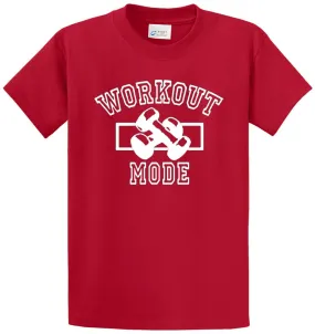 Workout Mode Printed Tee Shirt