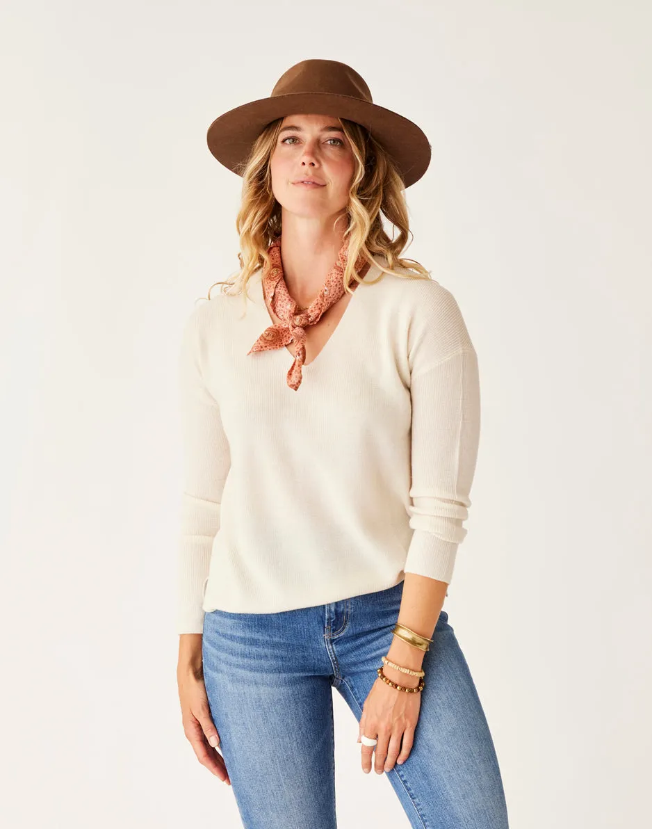 Zella Merino Sweater: Birch Heather