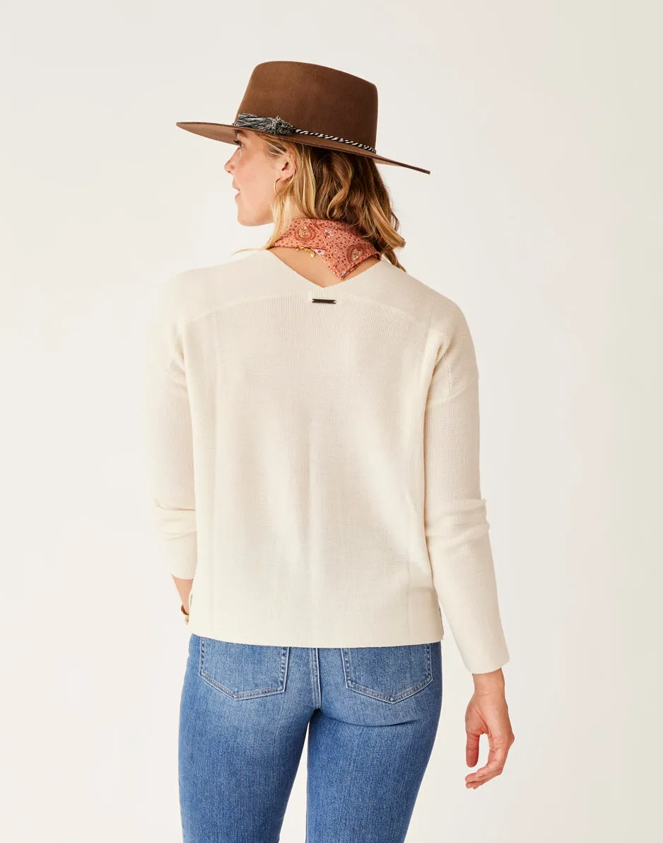 Zella Merino Sweater: Birch Heather